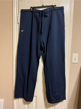Lacoste Dark Navy Drawstring Sweatpants NEW